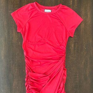Runaway Red Bodycon Mini Dress Size S